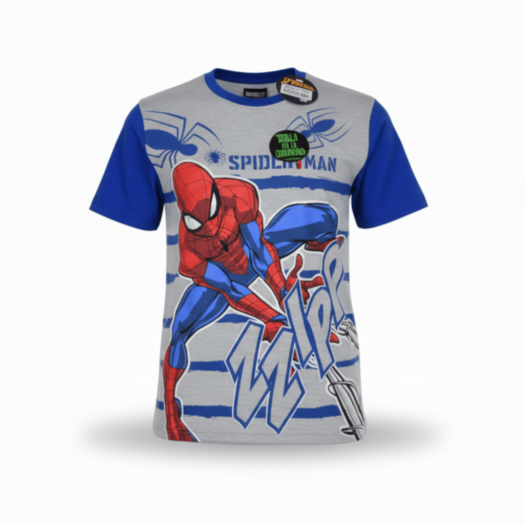 Polo Hombre Araña Azul
